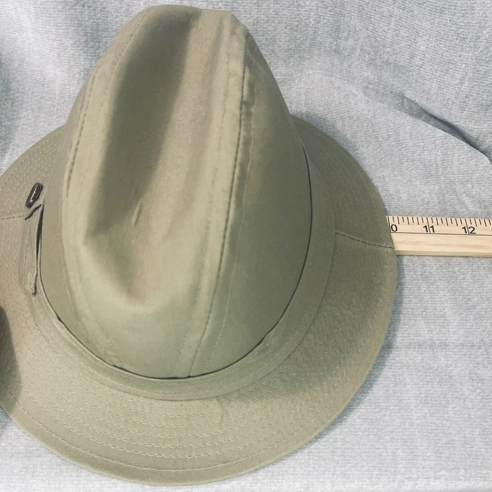 Designer Collection Fedora Hat Men One Size Tan Brown Wide Brim Grandpacore